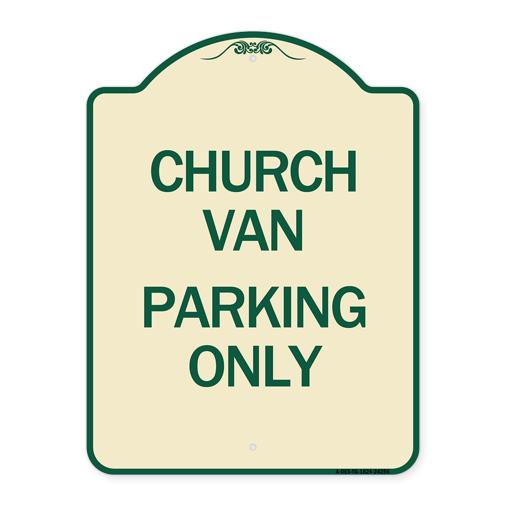 Church Van Parking Only