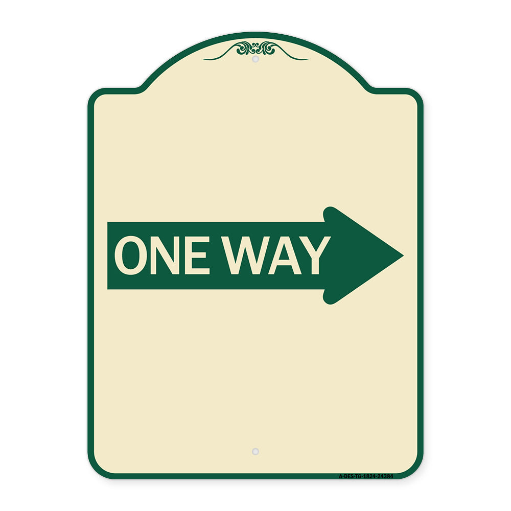 One Way (With Right Arrow)