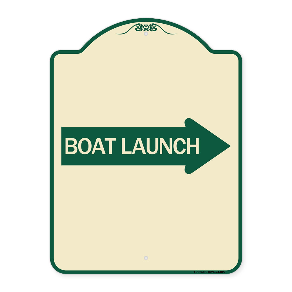 Boat Launch (With Right Arrow)