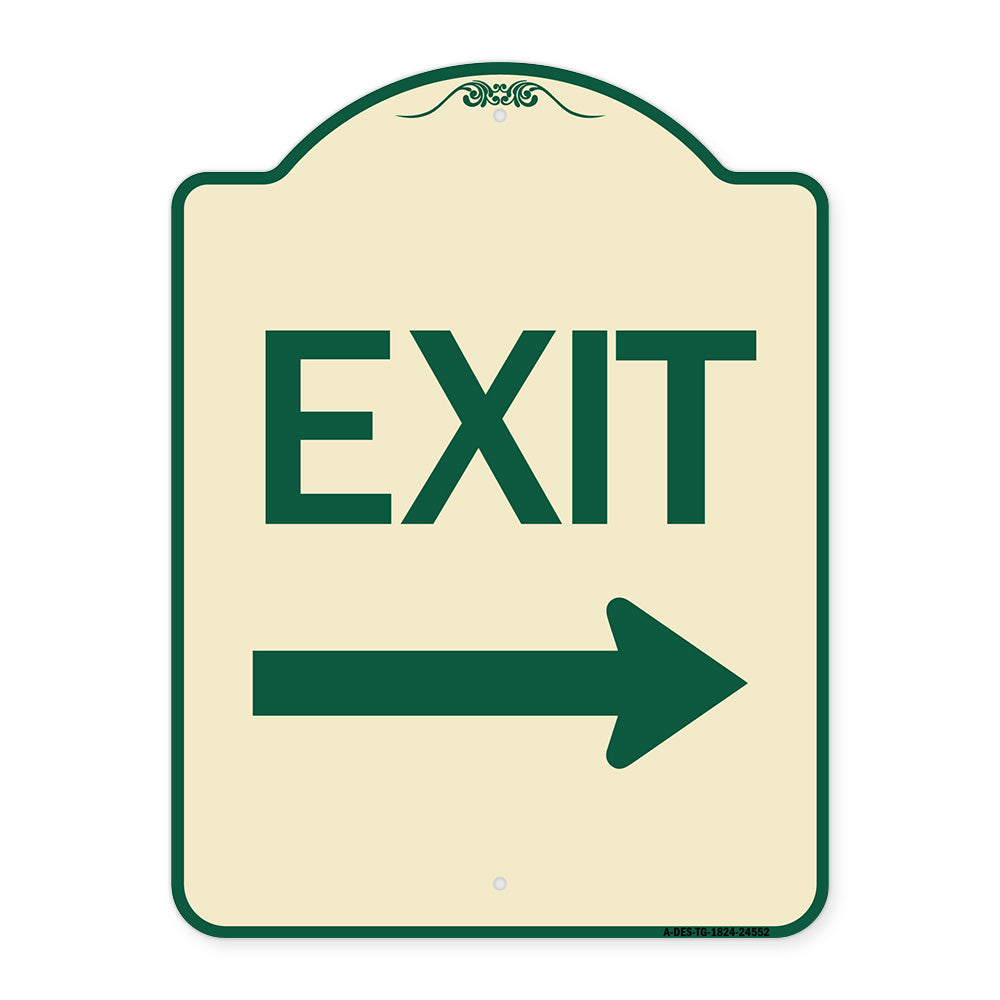 Exit with Right Arrow
