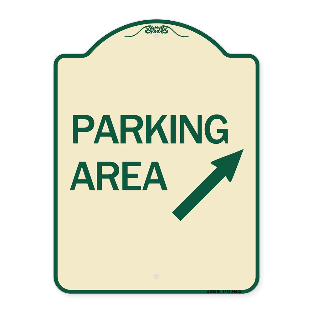 Parking Area (Up Right Arrow Symbol)