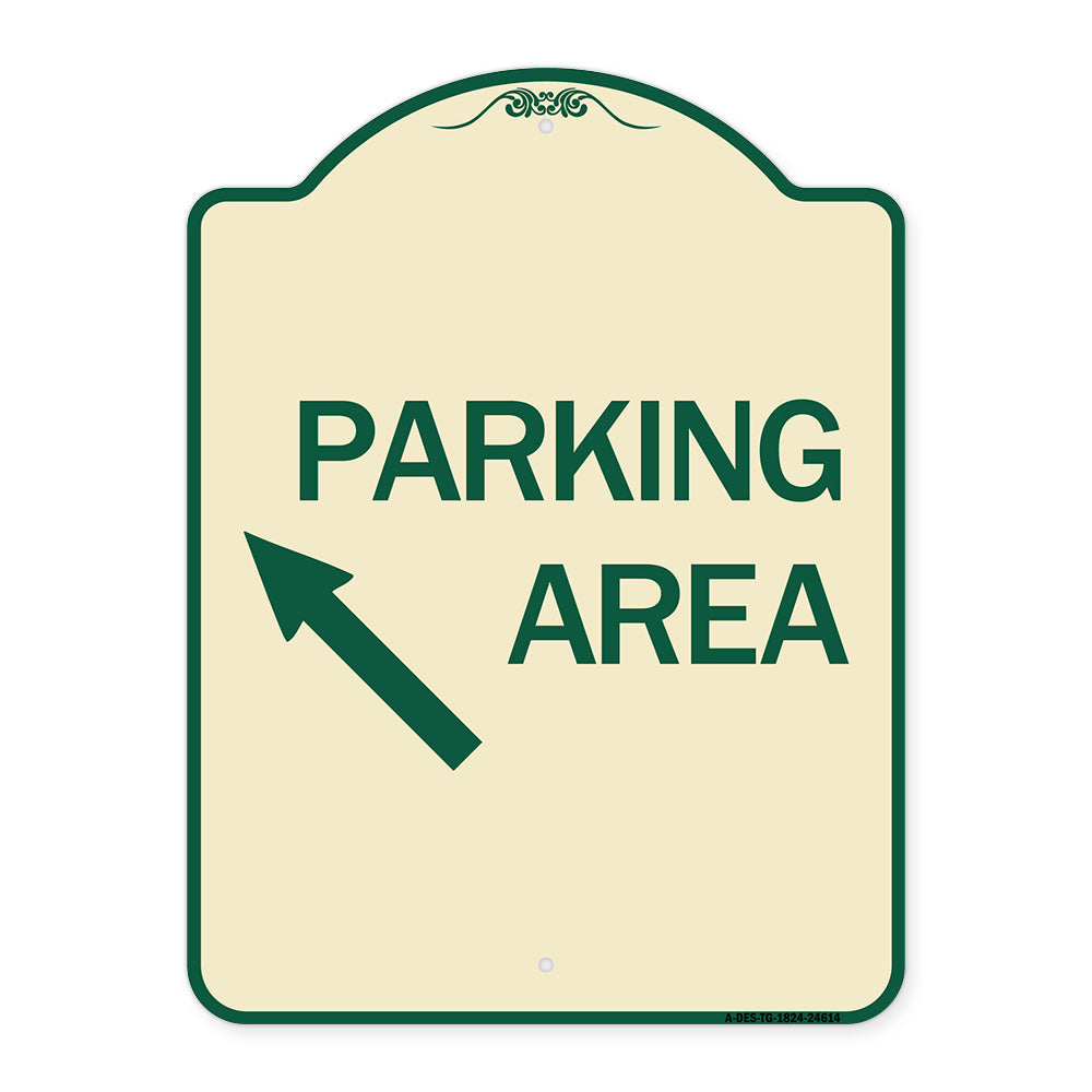Parking Area (Up Left Arrow Symbol)