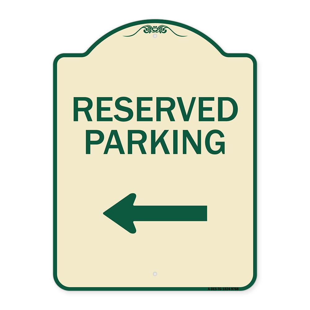 Reserved Parking Left