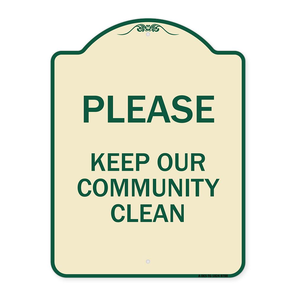 Please Keep Our Community Clean