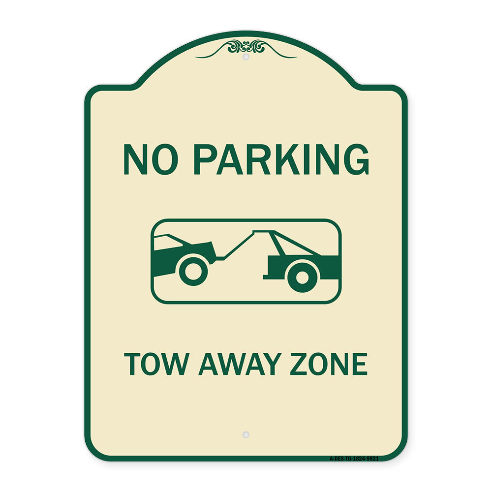 No Parking Tow Away Zone