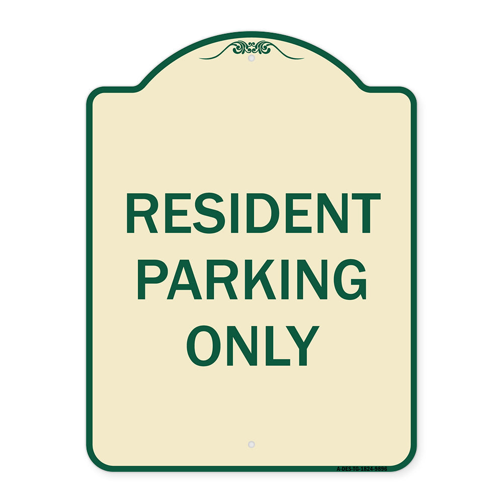 Resident Parking Only
