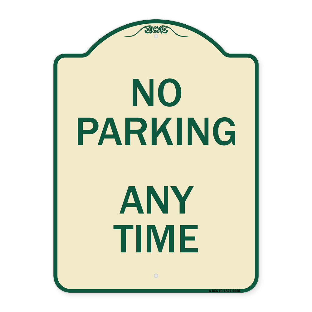 No Parking Anytime