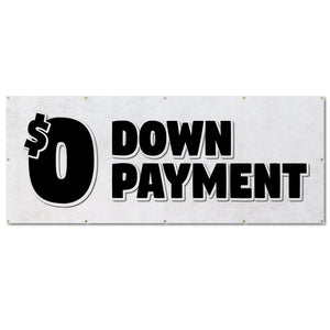 $0 Down Payment Banner