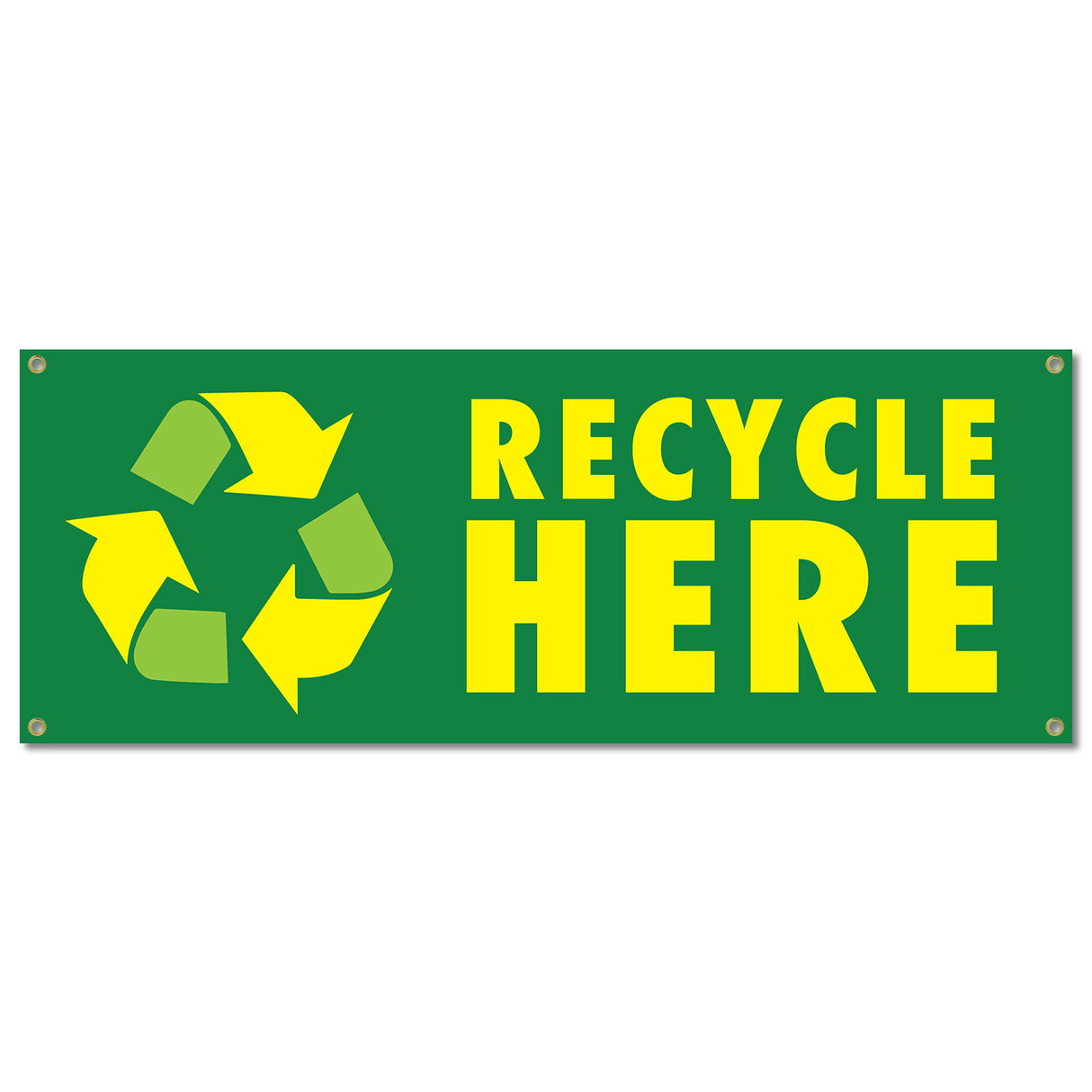 Recycle Here Banner