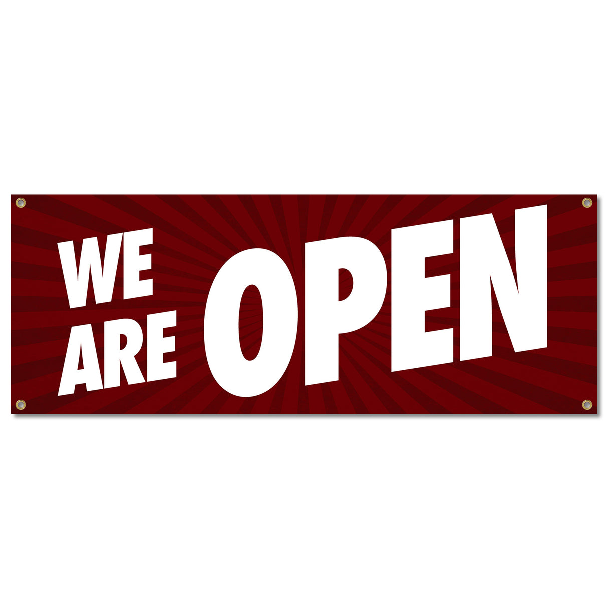 We Are Open Banner