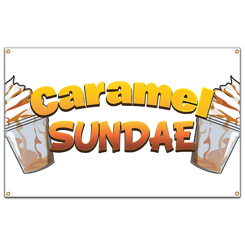 Caramel Sundae Banner
