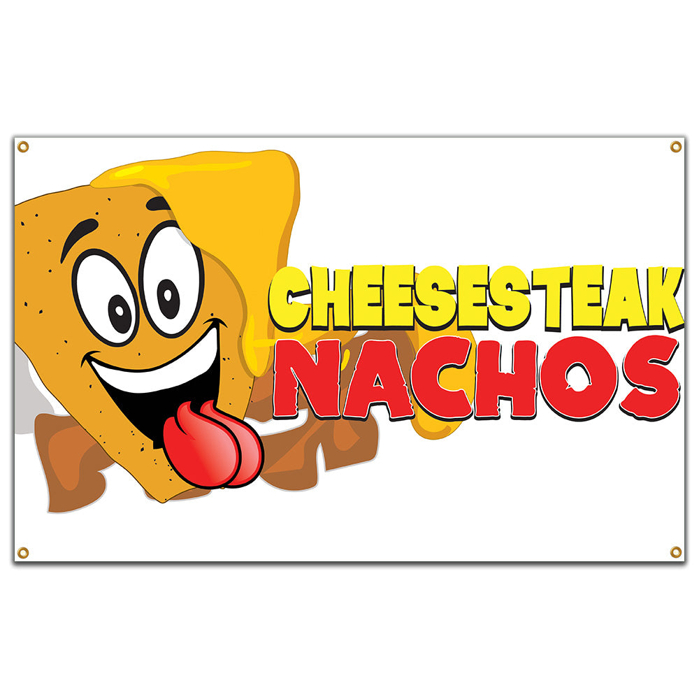 Cheesesteak Nachos Banner