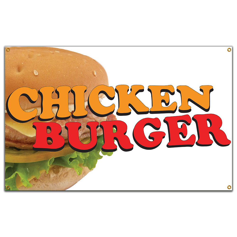 Chicken Burger Banner
