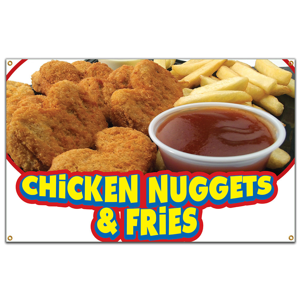 Chicken Nuggets & Fries Banner