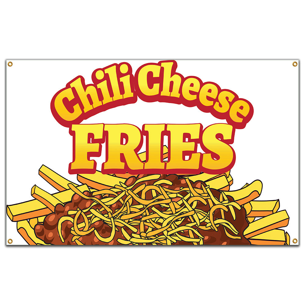 Chili Cheese Fries Banner