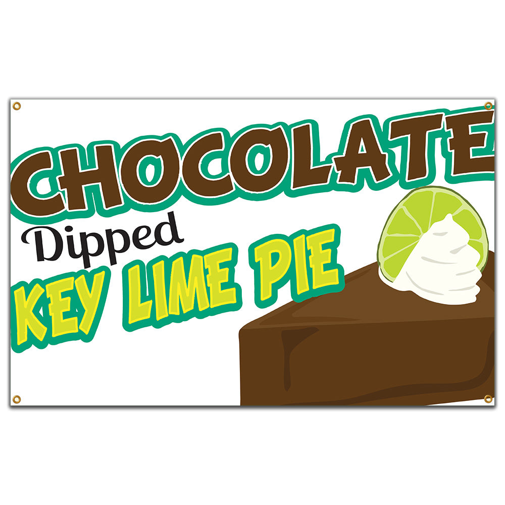 Chocolate Dipped Key Lime Pie Banner