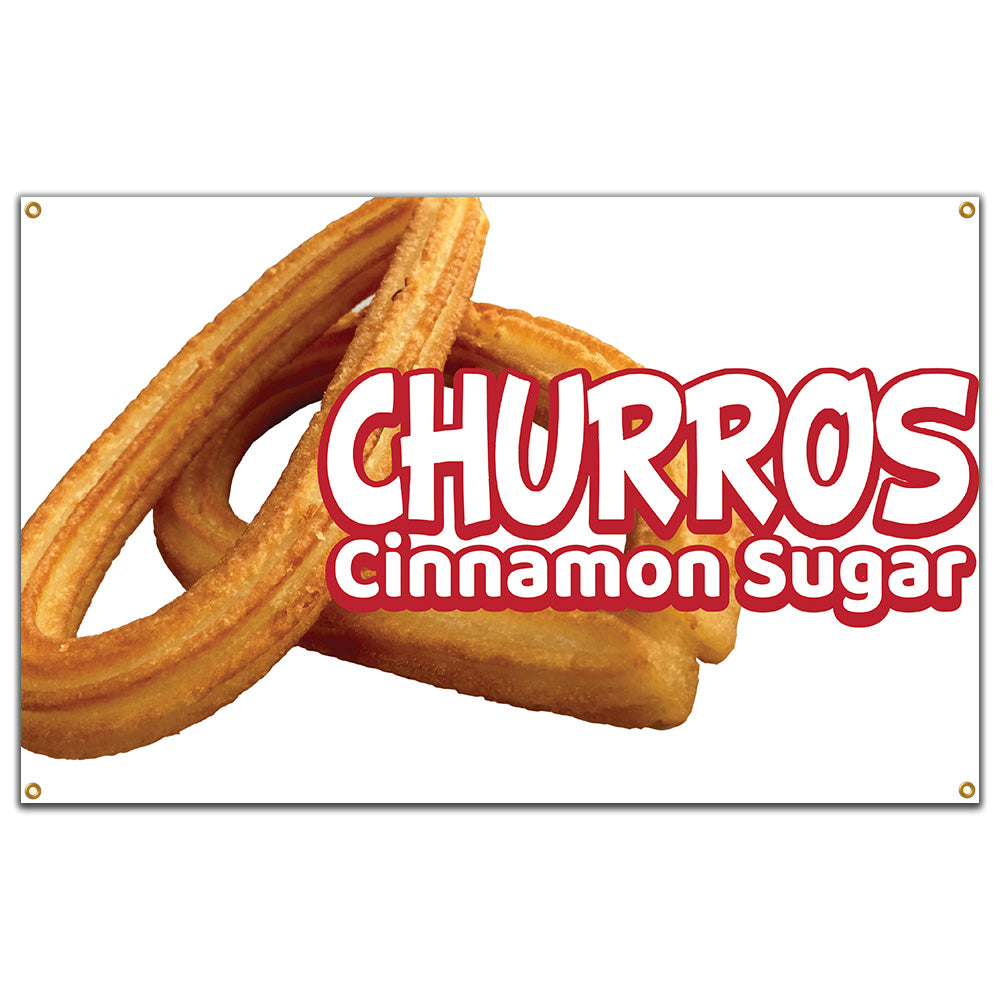 Churros Cinnamon Sugar Banner