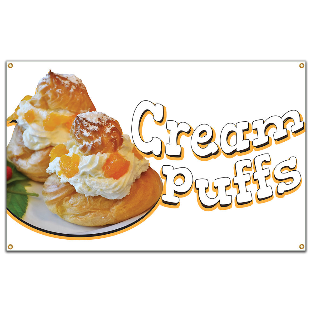 Cream Puffs Banner