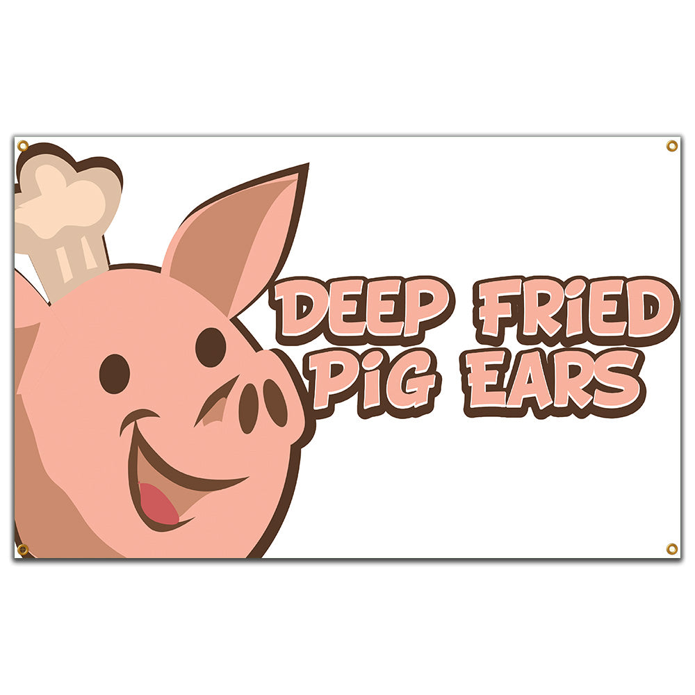 Deep Fried Pig Ears Banner