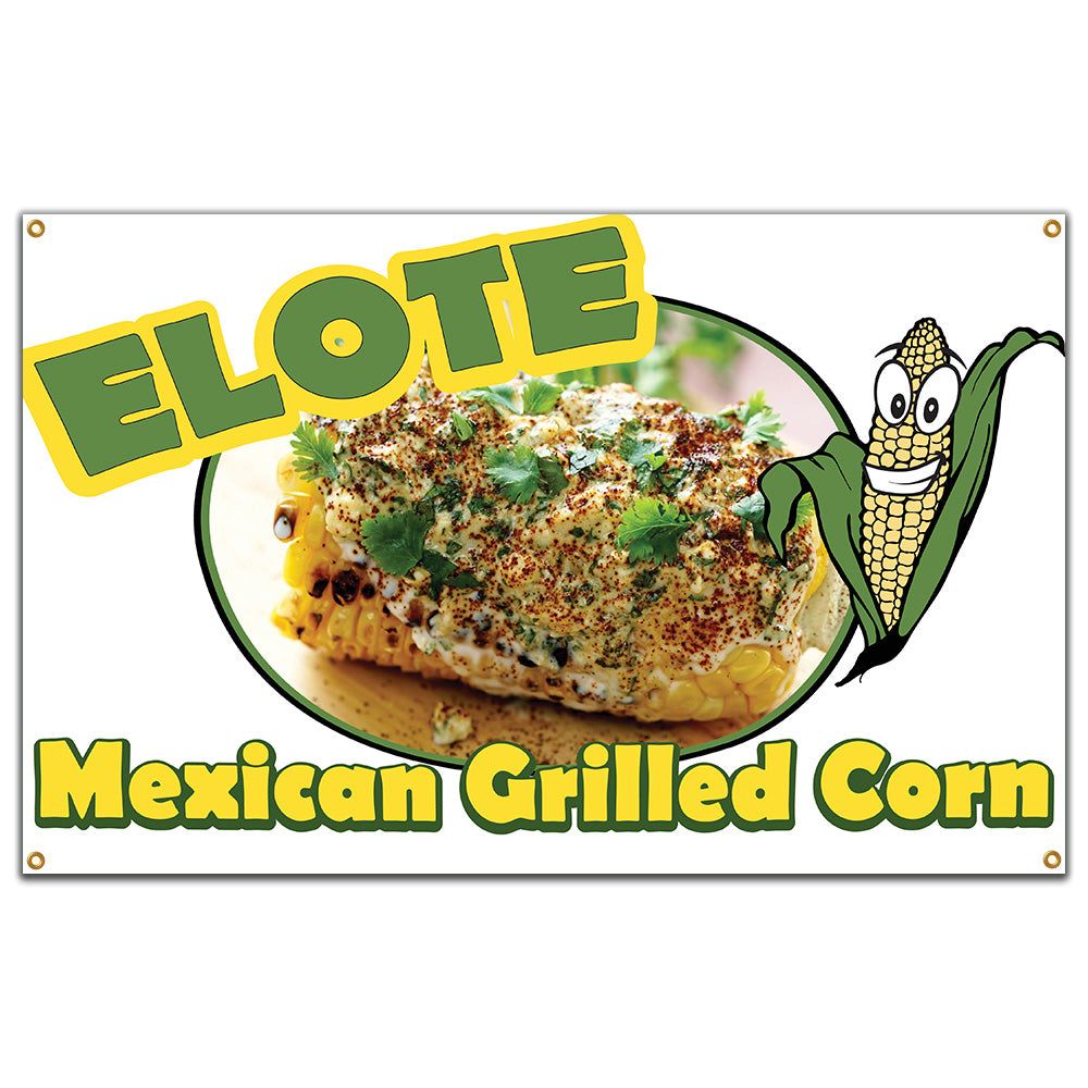 Elote Mexican Grilled Corn Banner