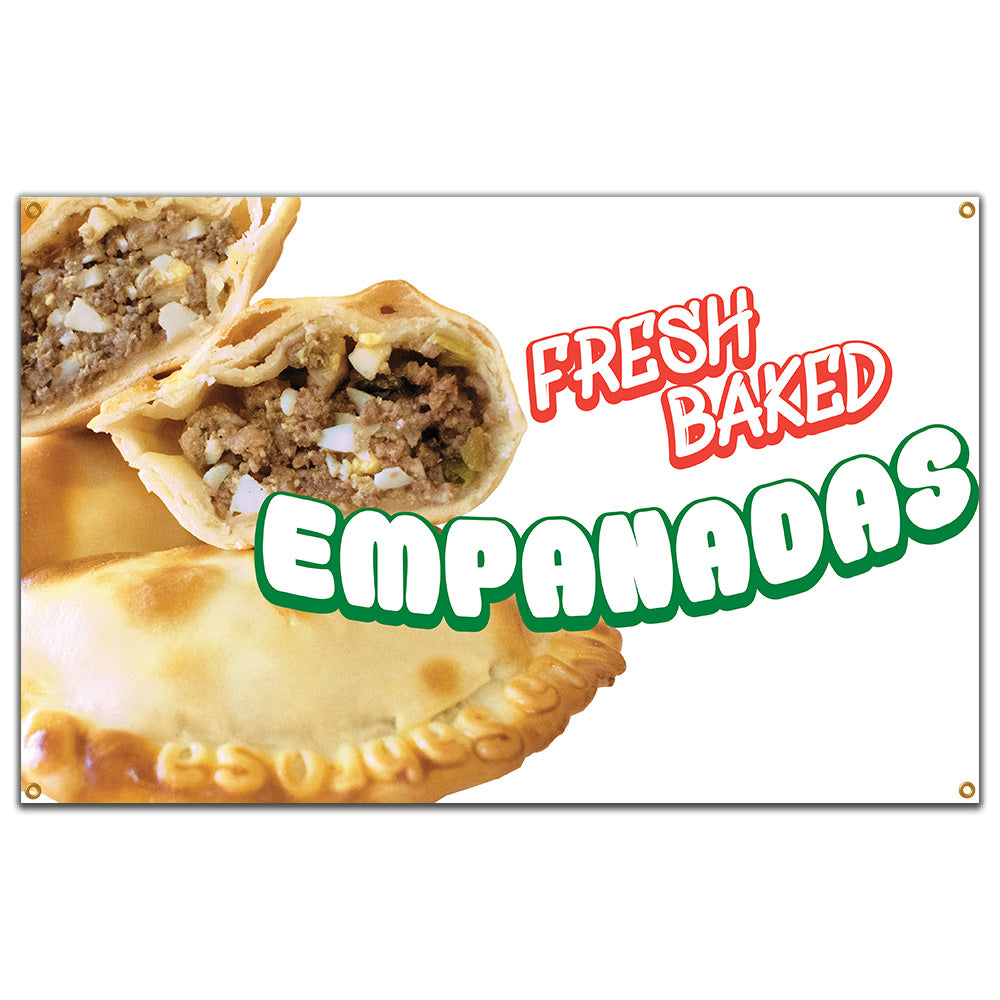 Fresh Baked Empanadas Banner