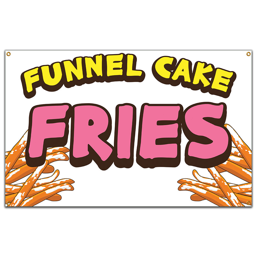 Funnel Cake Fries Banner