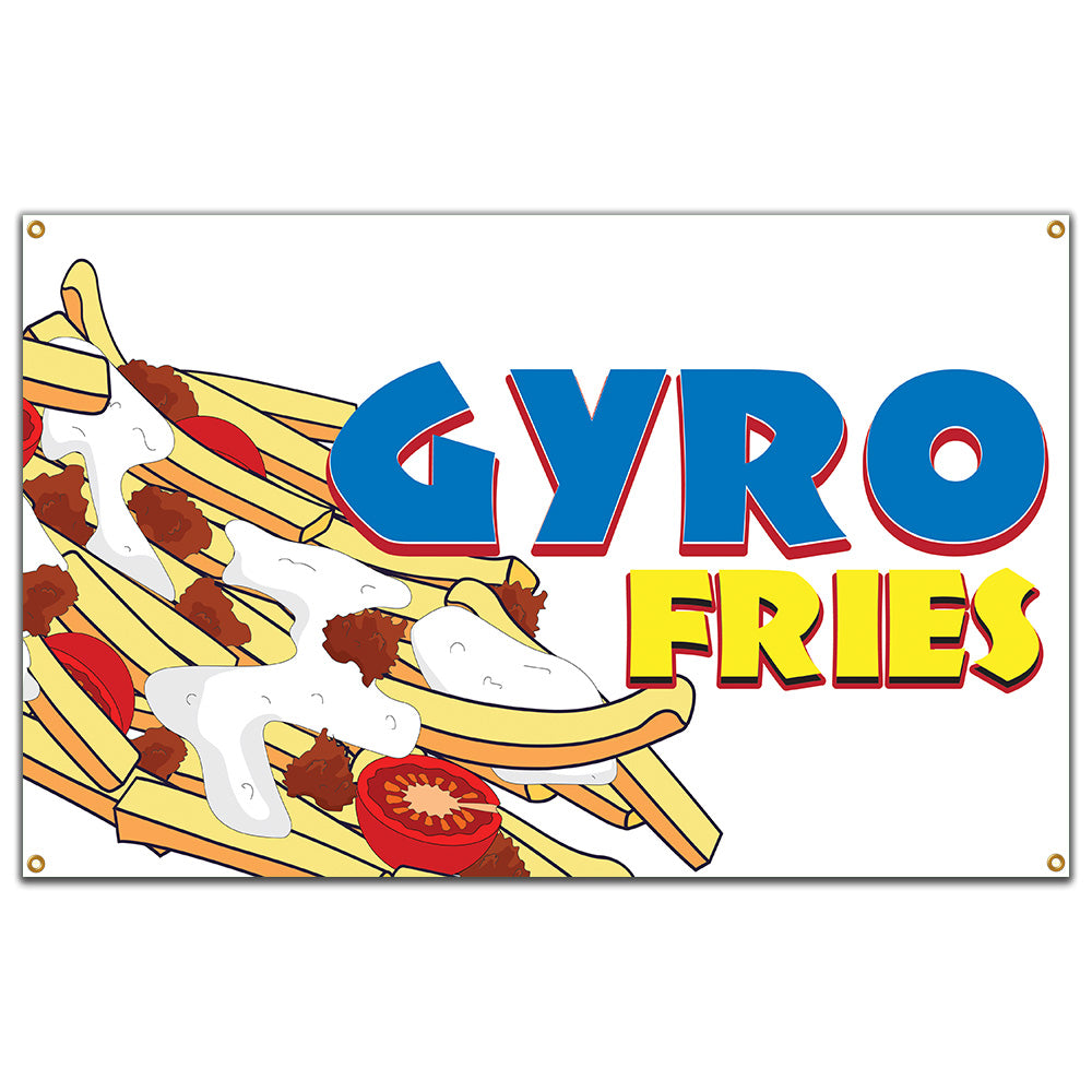 Gyro Fries Banner