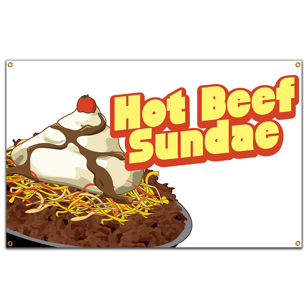 Hot Beef Sundae Banner