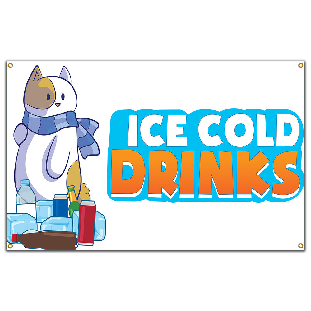 Ice Cold Drinks 1 Banner