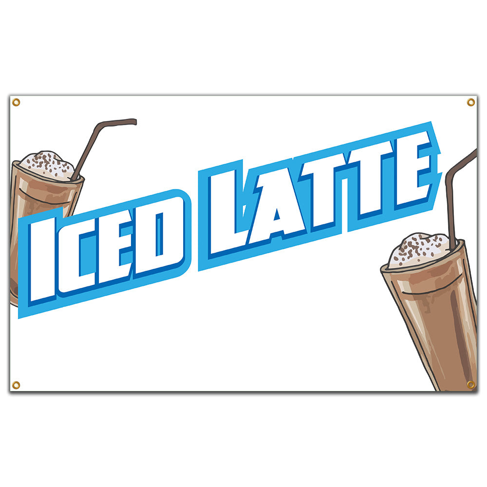 Iced Latte Banner