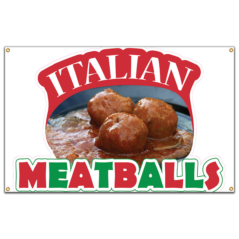 Italian Meatballs Banner