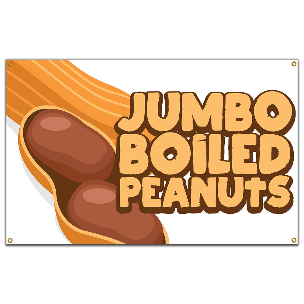 Jumbo Boiled Peanuts Banner