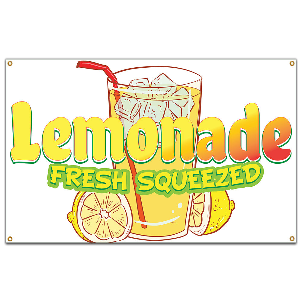 Lemonade Fresh Squeezed Banner