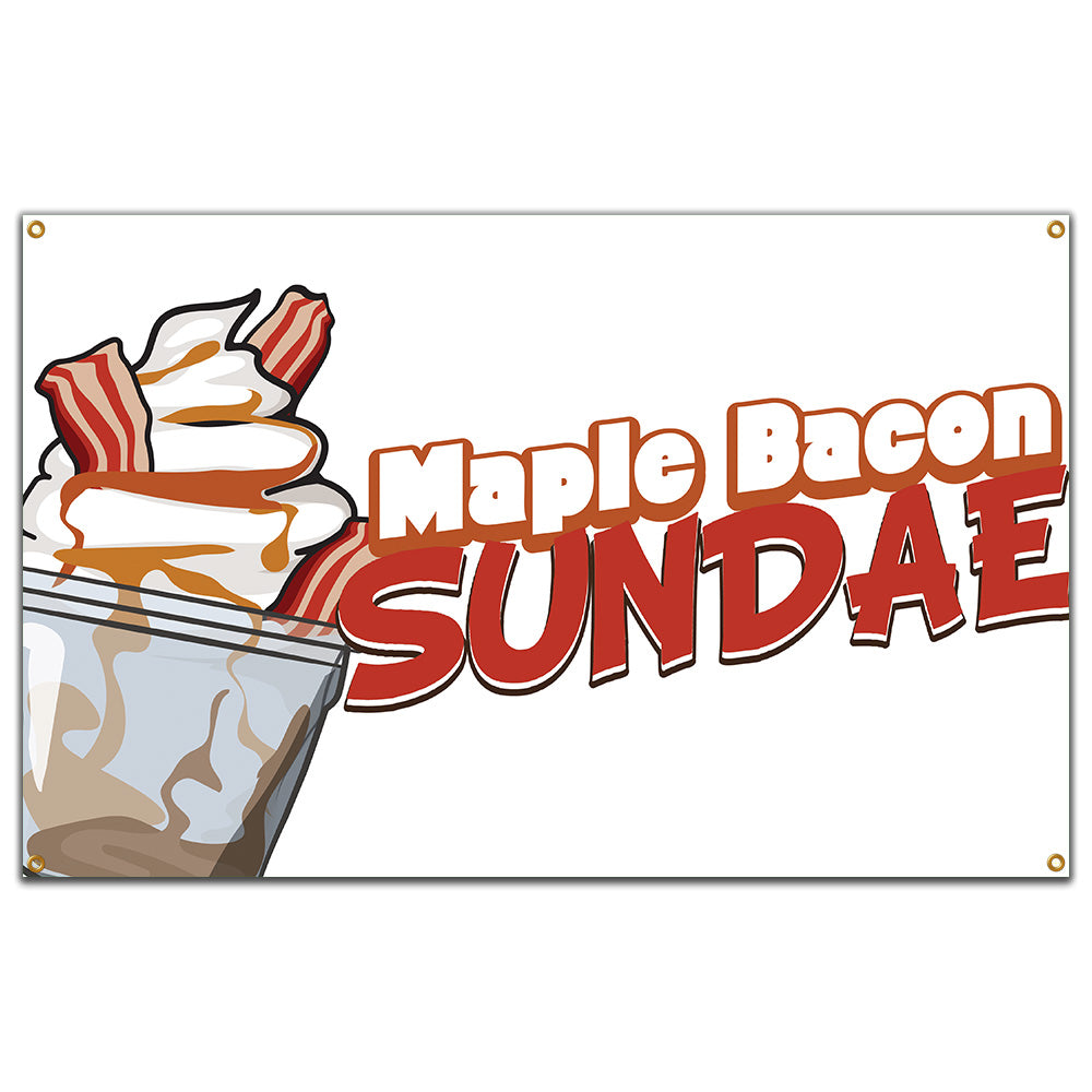 Maple Bacon Sundae Banner