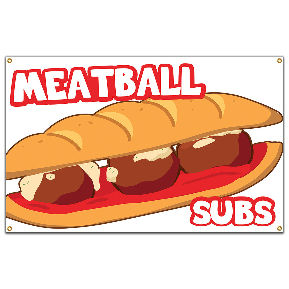 Meatball Subs Banner