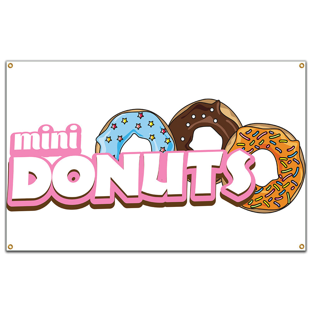 Mini Donuts Banner