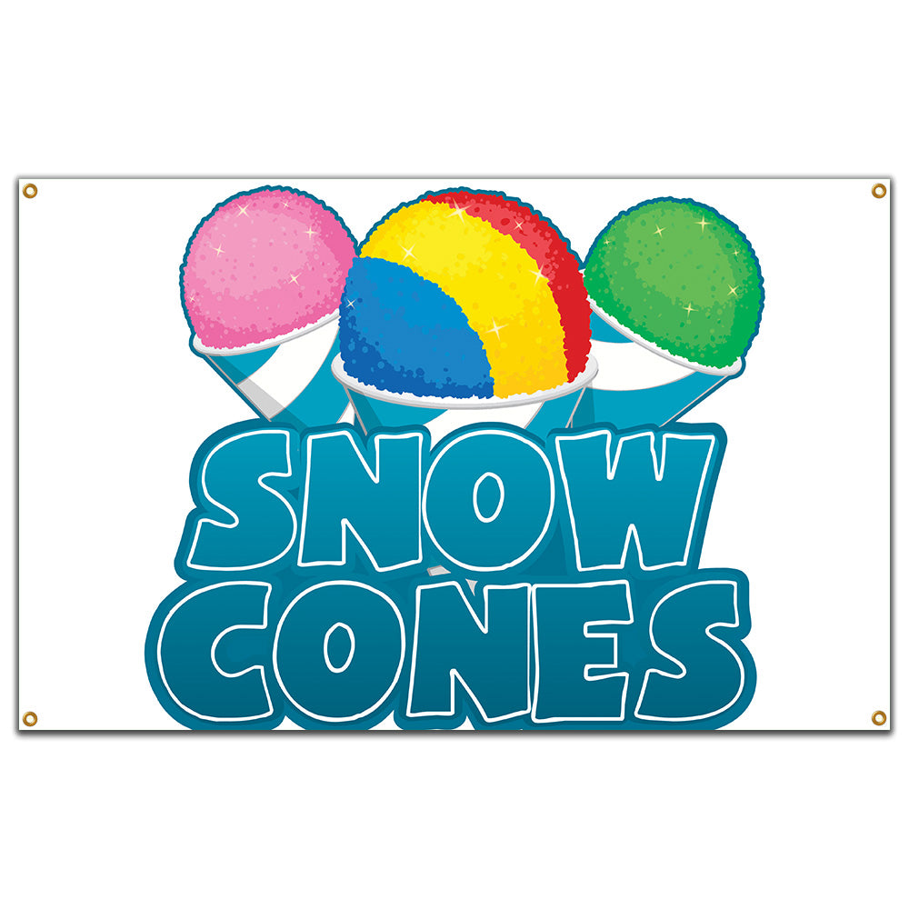 Snow Cones Banner