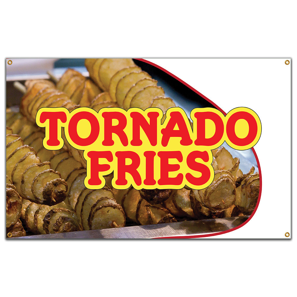 Tornado Fries Banner