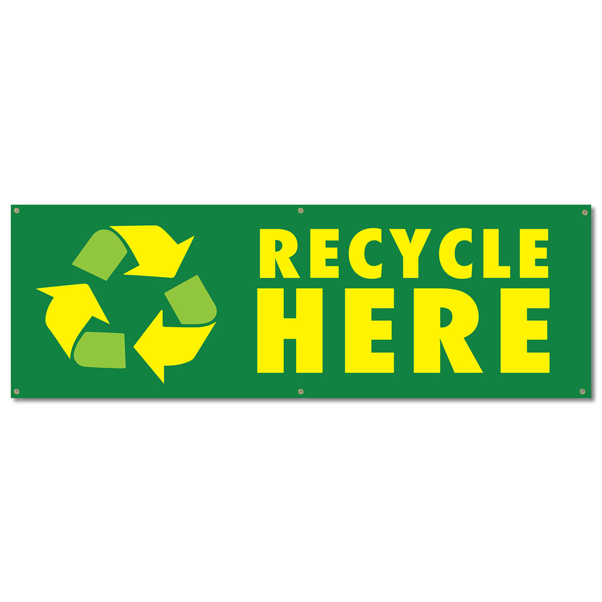 Recycle Here Banner