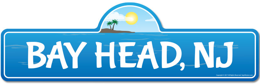 Bay Head, NJ New Jersey Beach Street Sign