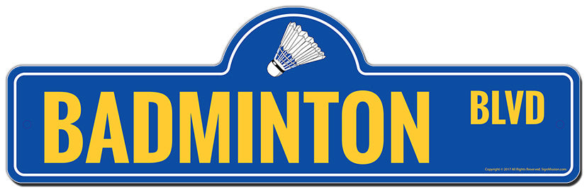 Badminton Street Sign