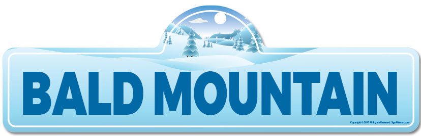 Bald Mountain Street Sign