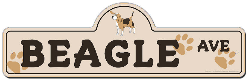 Beagle Street Sign