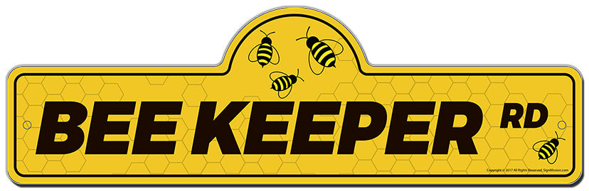 Bee Keeper Street Sign