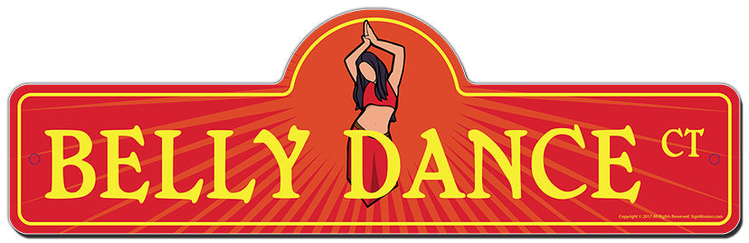 Belly Dance Street Sign