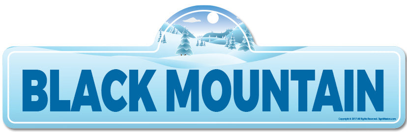 Black Mountain Street Sign