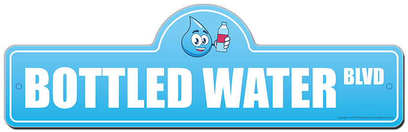 Bottled Water Street Sign