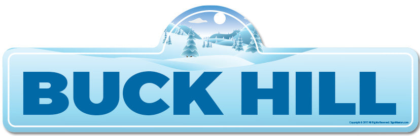 Buck Hill Street Sign