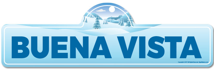 Buena Vista Street Sign