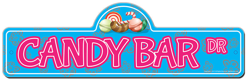 Candy Bar Street Sign